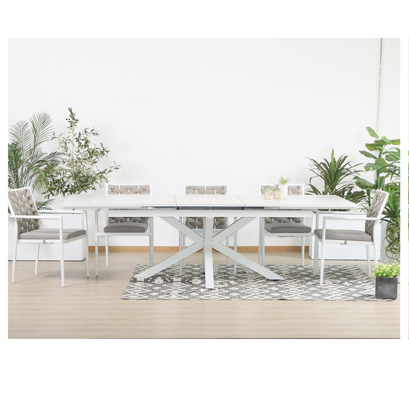 Space Saving Aluminum Leisure Outdoor Dining Set