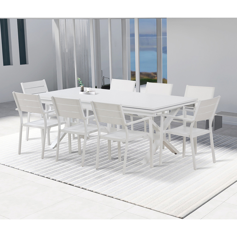 Space Saving Garden Aluminum Outdoor Dining Set