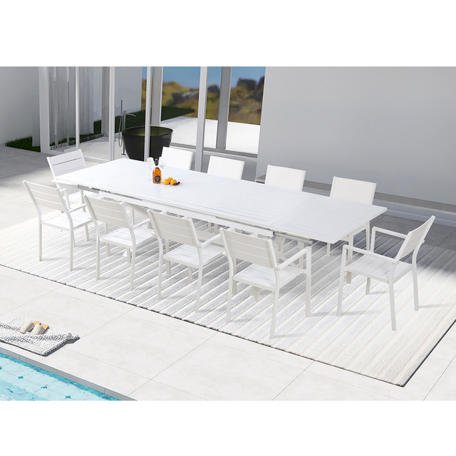 Space Saving Garden Aluminum Outdoor Dining Set