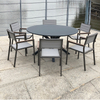 Customized Modern Patio Aluminum Outdoor Dining Set