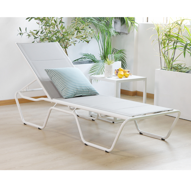 Customized Hotel Adjustable Aluminum Sun Lounger