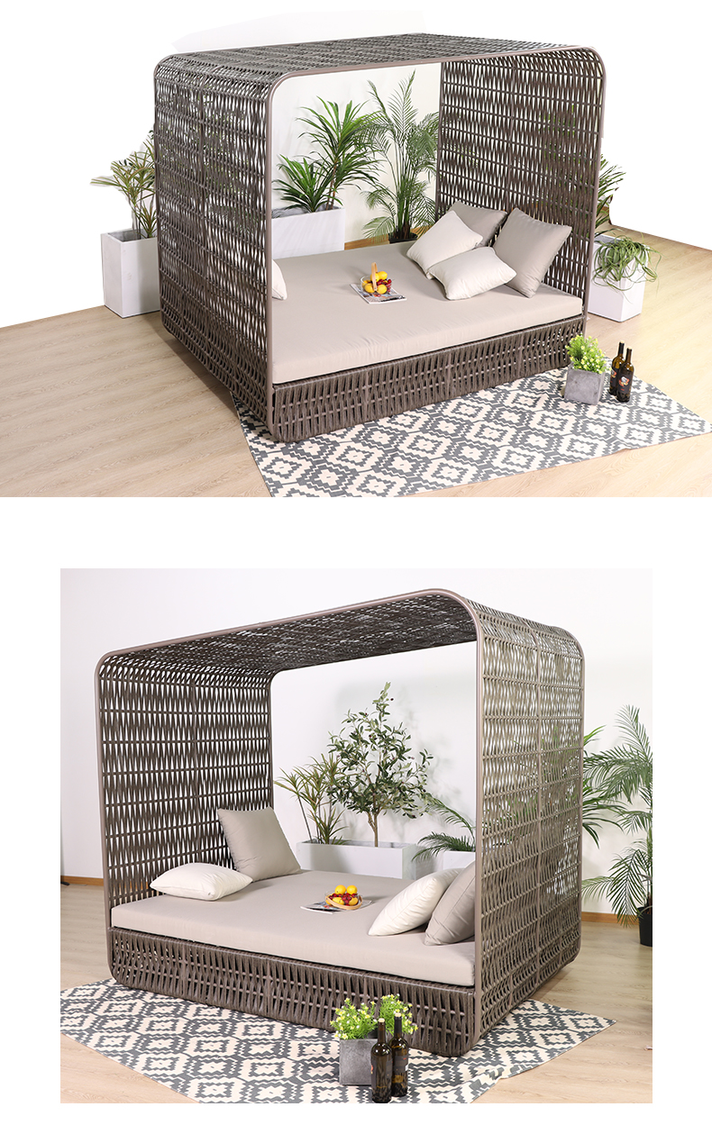 Woven Outdoor Daybed (3)