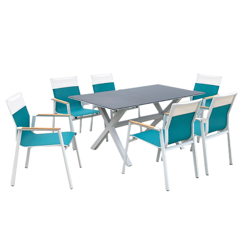 Nordic Leisure Customized Aluminum Outdoor Dining Set