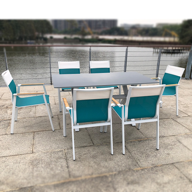 Nordic Leisure Customized Aluminum Outdoor Dining Set