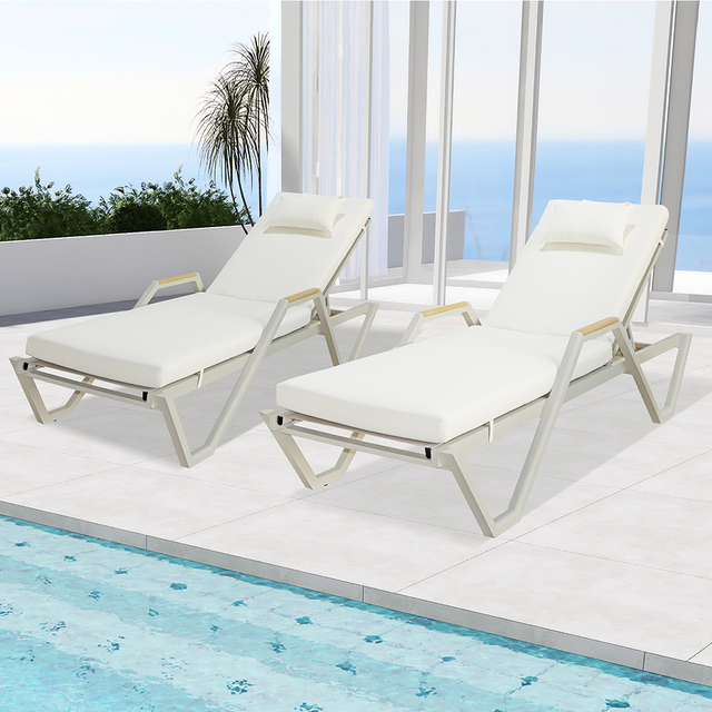 Swimming Pool Modern Single Chaise Lounge for Sale