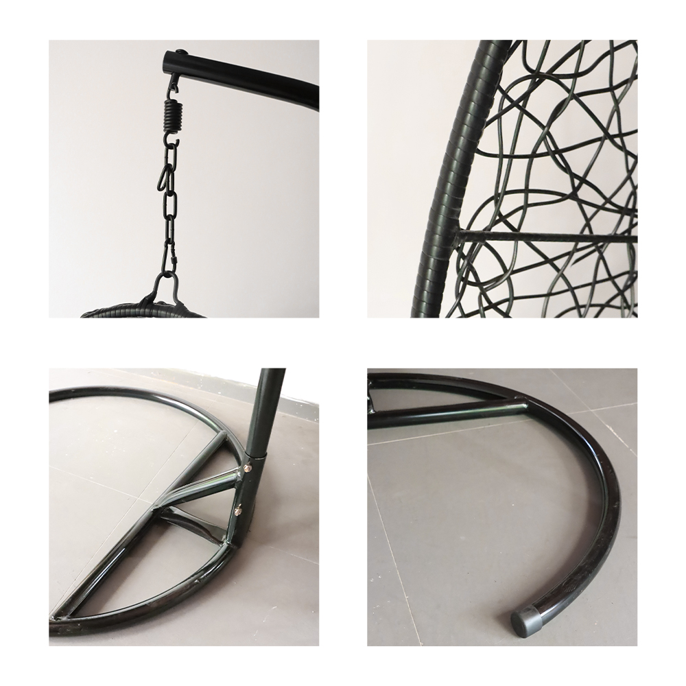Fashion Style Egg Shape Hanging Chair Outdoor Furniture