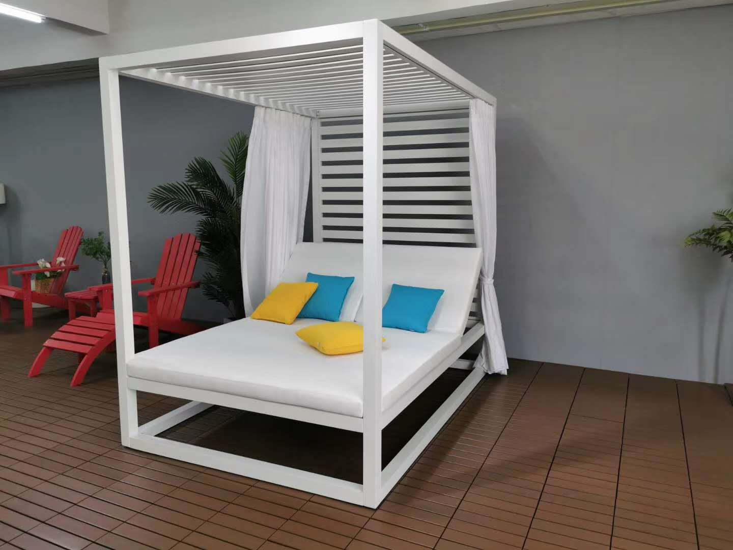 Leisure Double Park Daybed Outdoor Sunbed for Adults