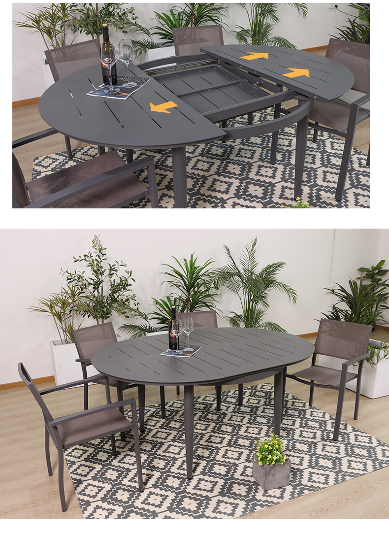 Extendable Outdoor Dining Set