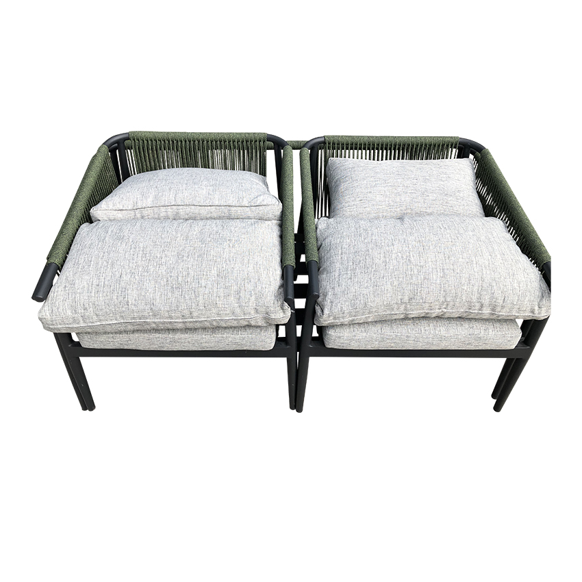 Commercial Sunproof Patio Sofa with Cushion