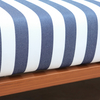 Modern Aluminum Wood Grain Outdoor Sofa