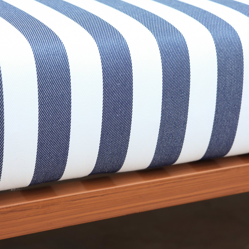 Modern Aluminum Wood Grain Outdoor Sofa