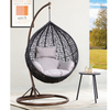 Modern High Quality Wicker Rattan Patio Swing Hanging Egg Chair