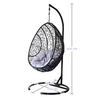 Fashion Style Egg Shape Hanging Chair Outdoor Furniture