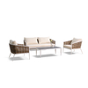 Commercial Garden Furniture Courtyard Outdoor Rattan Sofa