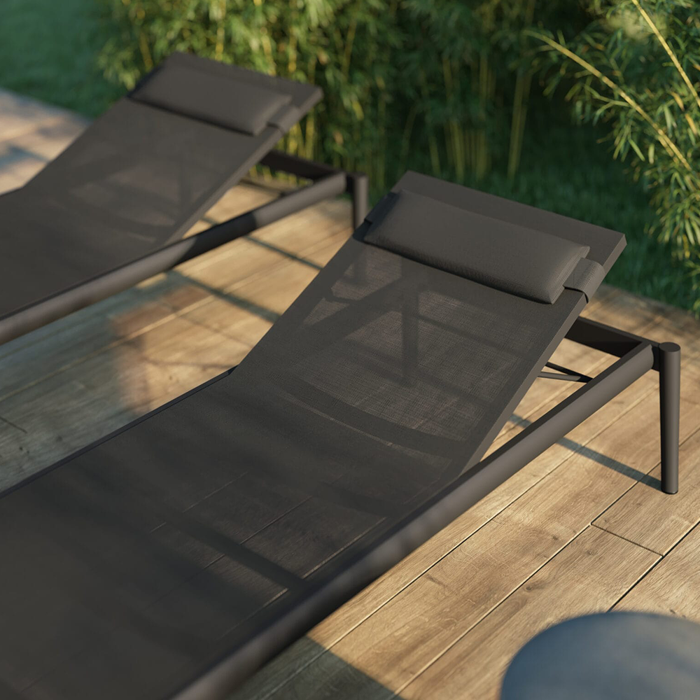High End Swimming Poolside Hotel Garden Furniture Outdoor Chaise Lounge
