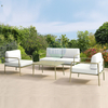 Simple Leisure Garden Sofa Set with Waterproof Cushion