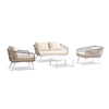 All Weather Outdoor Furniture Rope Patio Garden Sofa Set