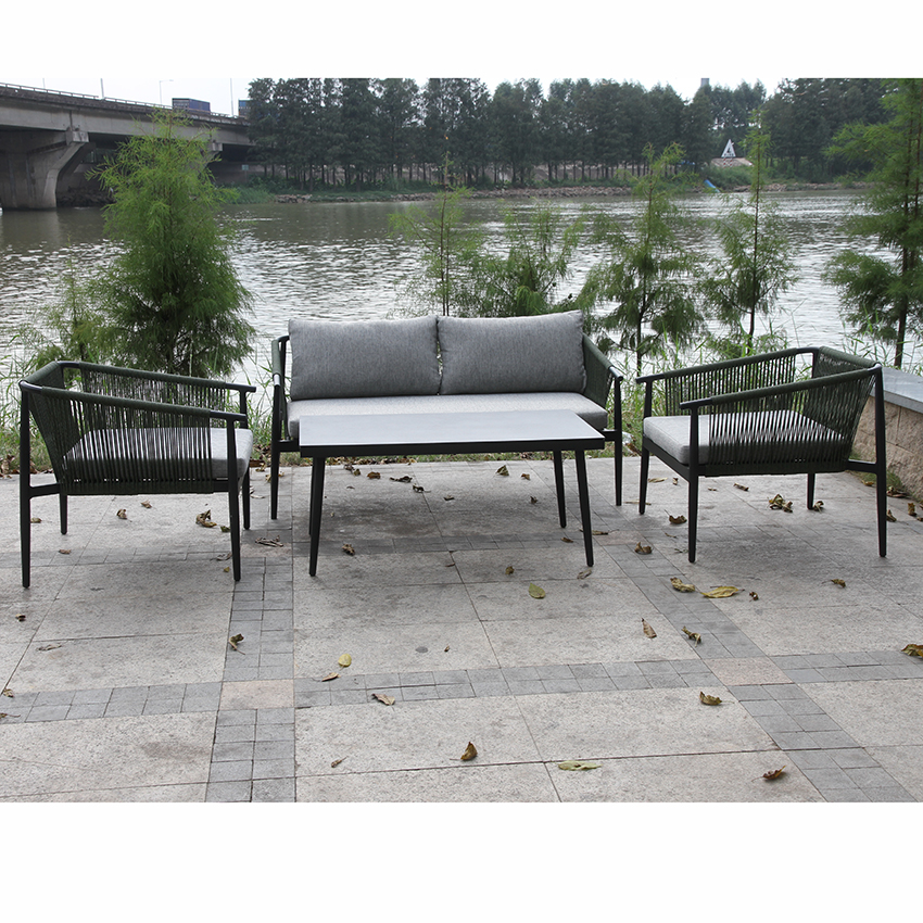 Commercial Sunproof Patio Sofa with Cushion