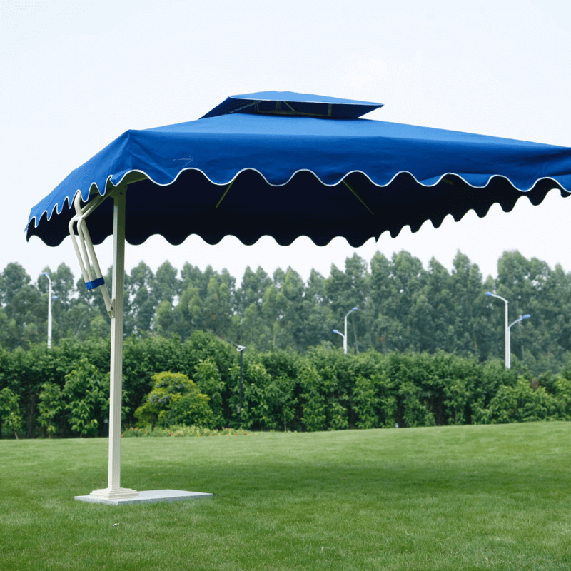 High-quality Blue Outdoor Sunproof Patio Umbrella