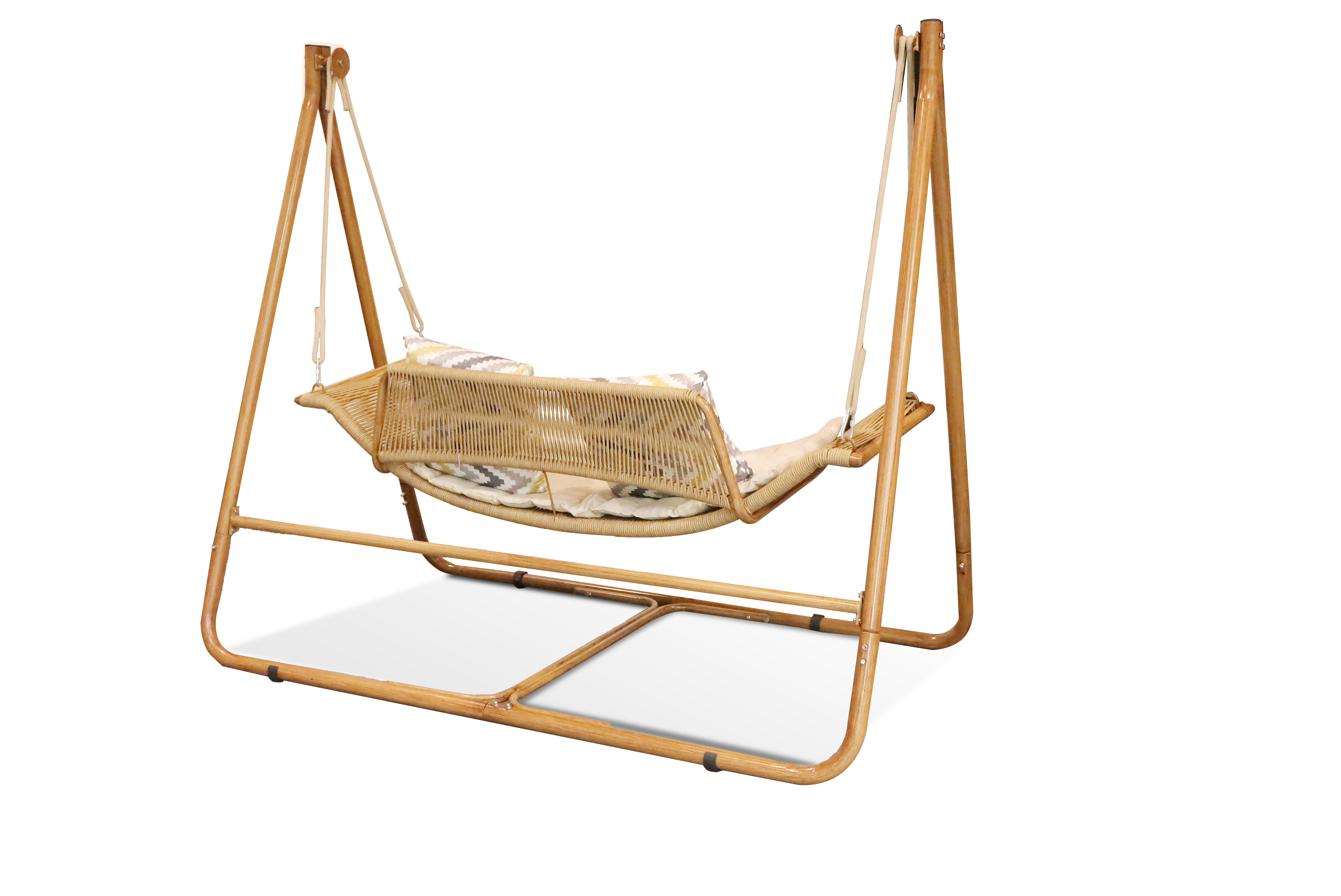 Modern Egg Chair Swing Rattan Double Outdoor Patio Hanging Swing Chair