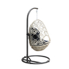 Modern Rattan Leisure Black Hammock Swing Chair for Outdoor