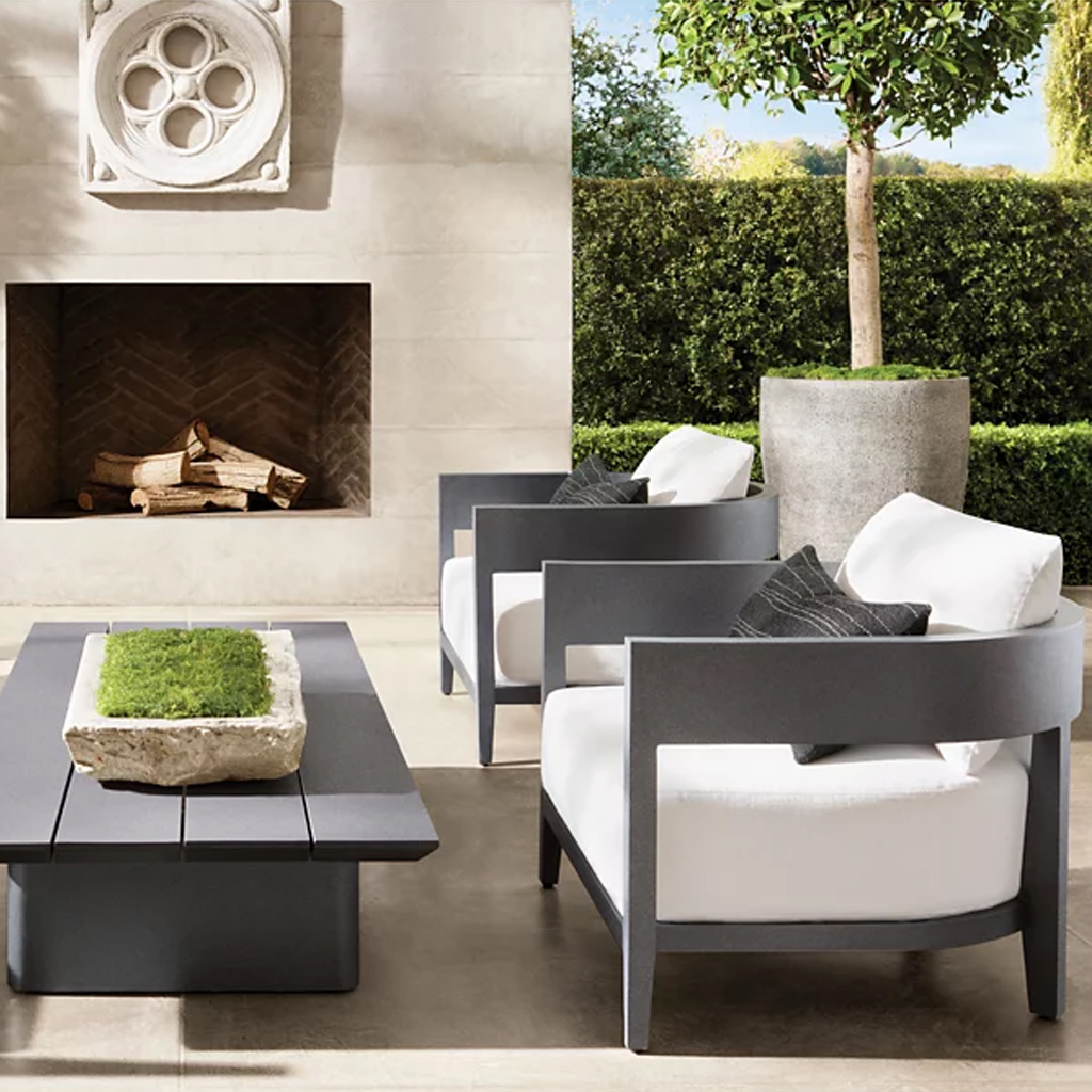 Modern Outdoor Garden Aluminum Sofa Hotel Leisure Furniture