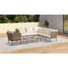Nordic Weave Wicker Rattan Outdoor Furniture Garden Sofa Set
