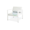 Wholesale Commercial FoShan Balcony Garden Couch Patio White Aluminum Sofa Set