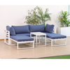 Adjustable Aluminum Frame Modern L-Shaped Garden Sofa Set