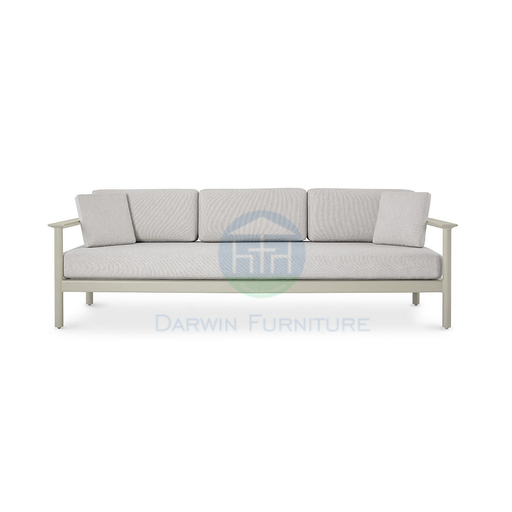 Aluminum Patio Sofa Set Conversation Couch Outdoor Hotel Furniture