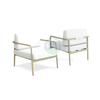 Simple Leisure Garden Sofa Set with Waterproof Cushion