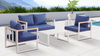 Elegant Aluminum Alloy Water-resistant Outdoor Balcony Sofa