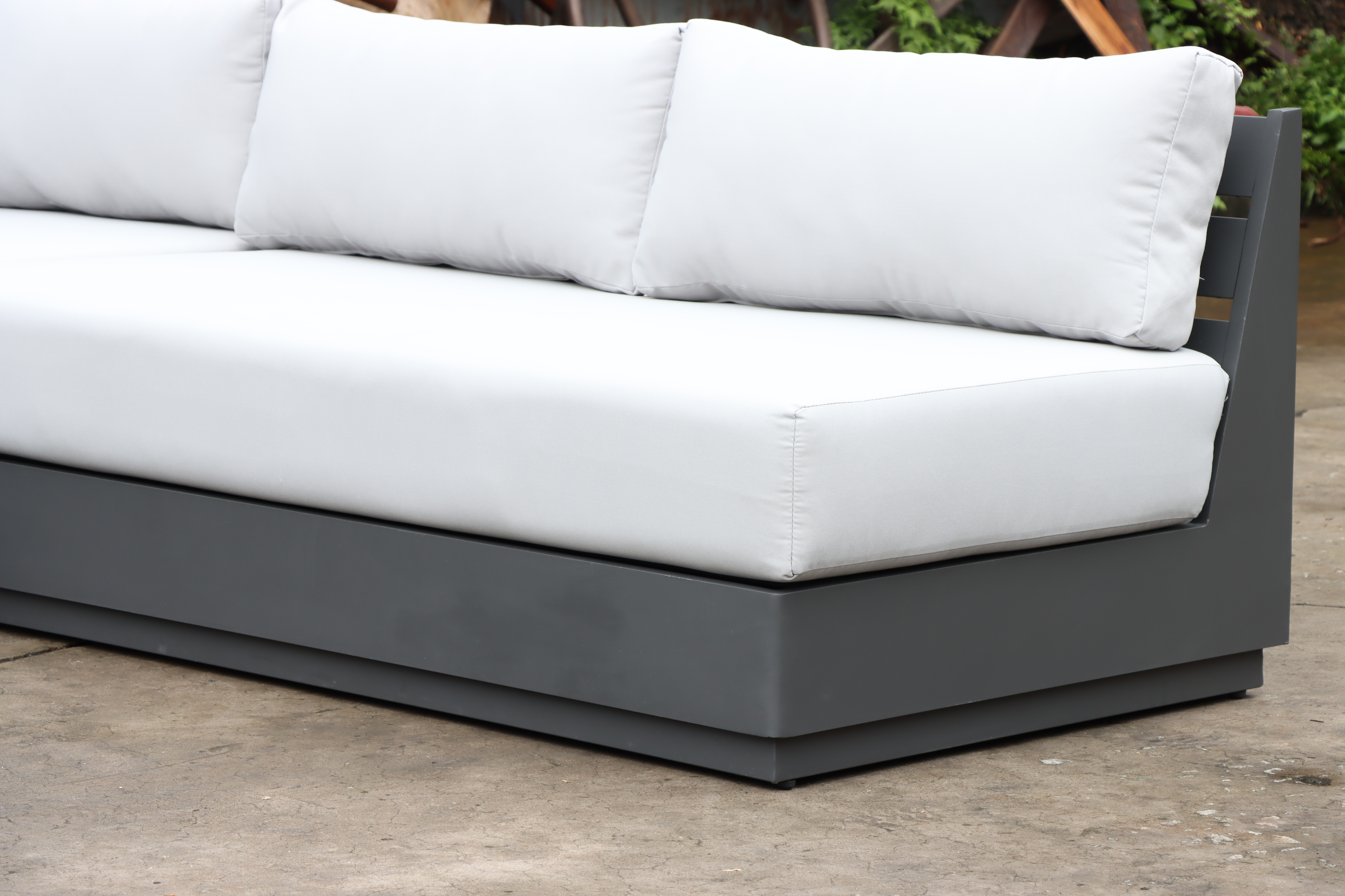 Aluminum Sectional Outdoor Sofa with Cushion