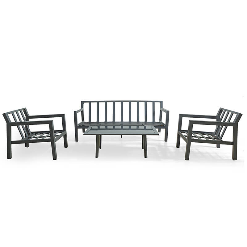 Sun Room Aluminum 5 Seater Outdoor Sofa Set