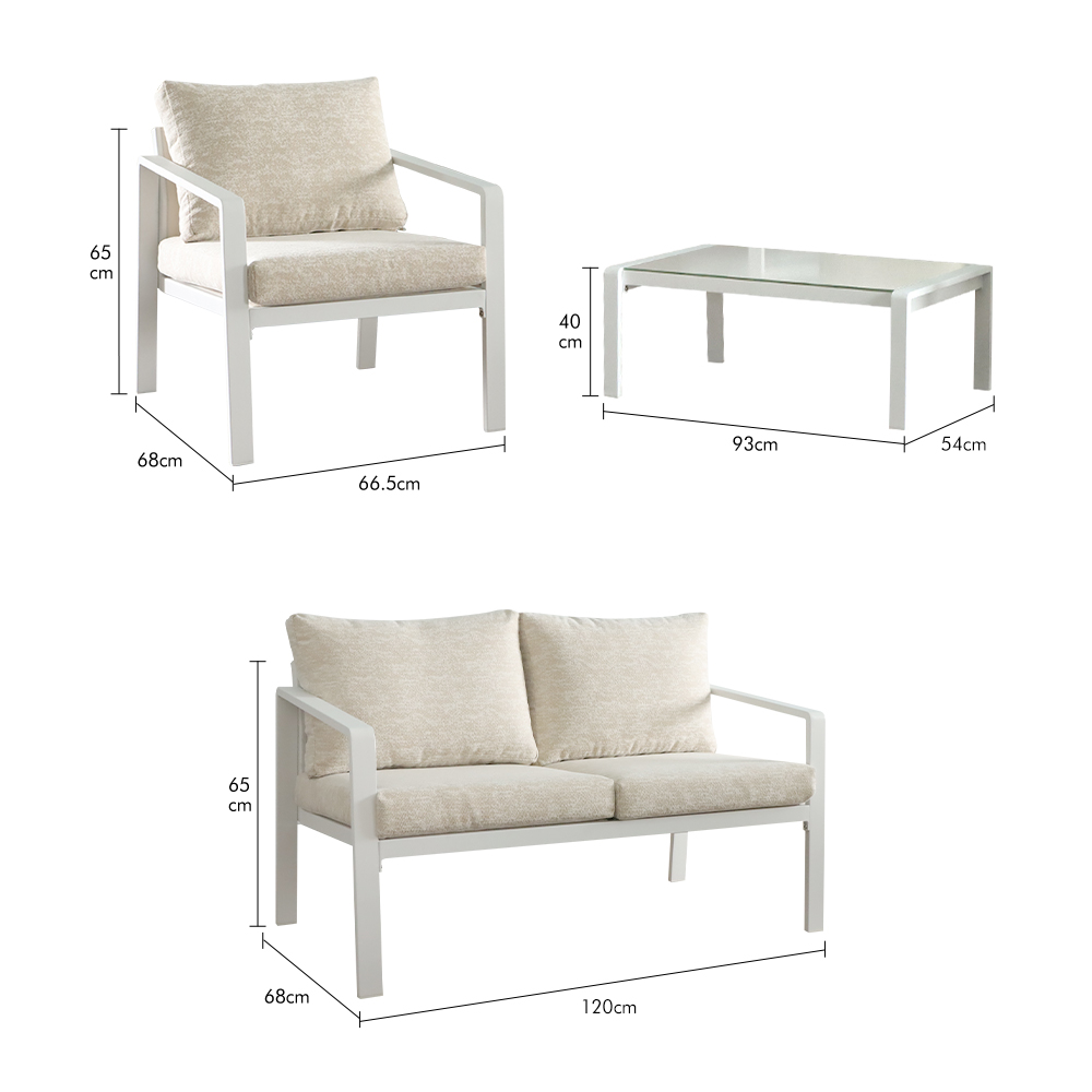 Aluminum Outdoor Furniture Modern Fashion Sofa Set