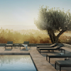 High End Swimming Poolside Hotel Garden Furniture Outdoor Chaise Lounge