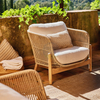 Nordic Hotel Patio Sofa Chair Waterproof Garden Furniture Outdoor Sofa