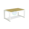 Wholesale Commercial FoShan Balcony Garden Couch Patio White Aluminum Sofa Set