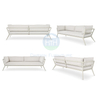 Luxury Sectional Corner Aluminum Outdoor Garden Sofa Set