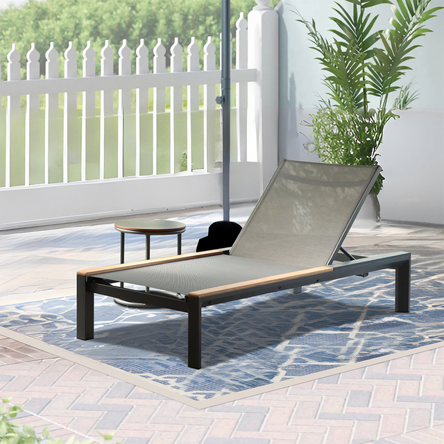 High Quality Leisure Beach Outdoor Chaise Lounge Chair