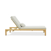 Outdoor Foldable Lounger Wooden Hotel Garden Swimming Pool Beach Sun Lounger