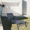 Modern Swimming Pool Black Sun Lounger Furniture