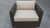 Cheap L Shaped Courtyard Outdoor Rattan Sofa