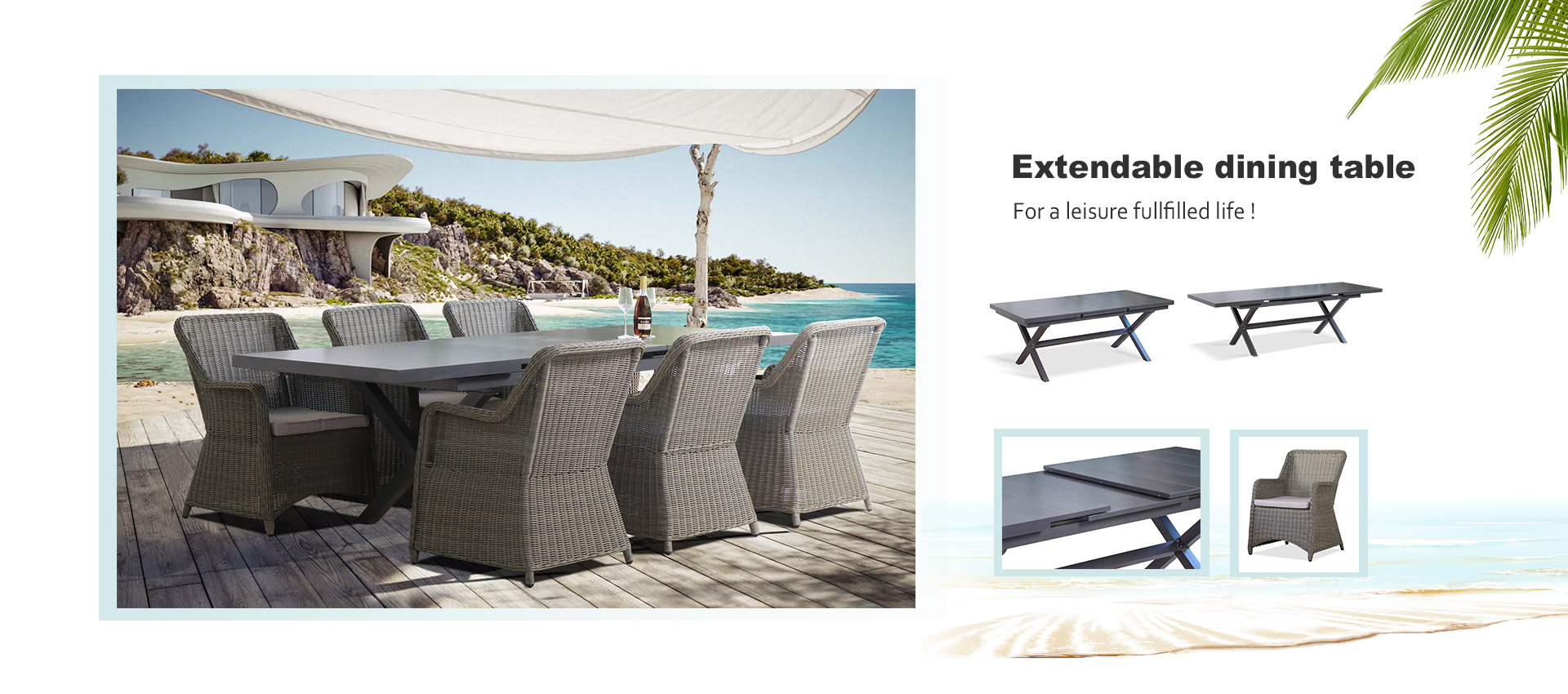 Commercial Patio Sofa