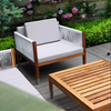 Leisure Teakwood Outdoor Sofa with Cushion