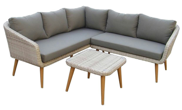 Wholesale Modern L Shape Outdoor Sofa with Cushion