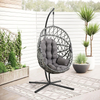 Outdoor Foldable Foldable Patio Swing Hanging Chair
