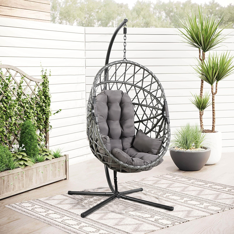 Outdoor Foldable Foldable Patio Swing Hanging Chair