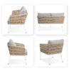Modern Nordic Leisure Comfortable Waterproof Outdoor Rattan Garden Sofa