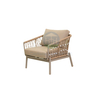 Modern Nordic Outdoor Furniture Leisure Aluminum PE Rattan Sofa